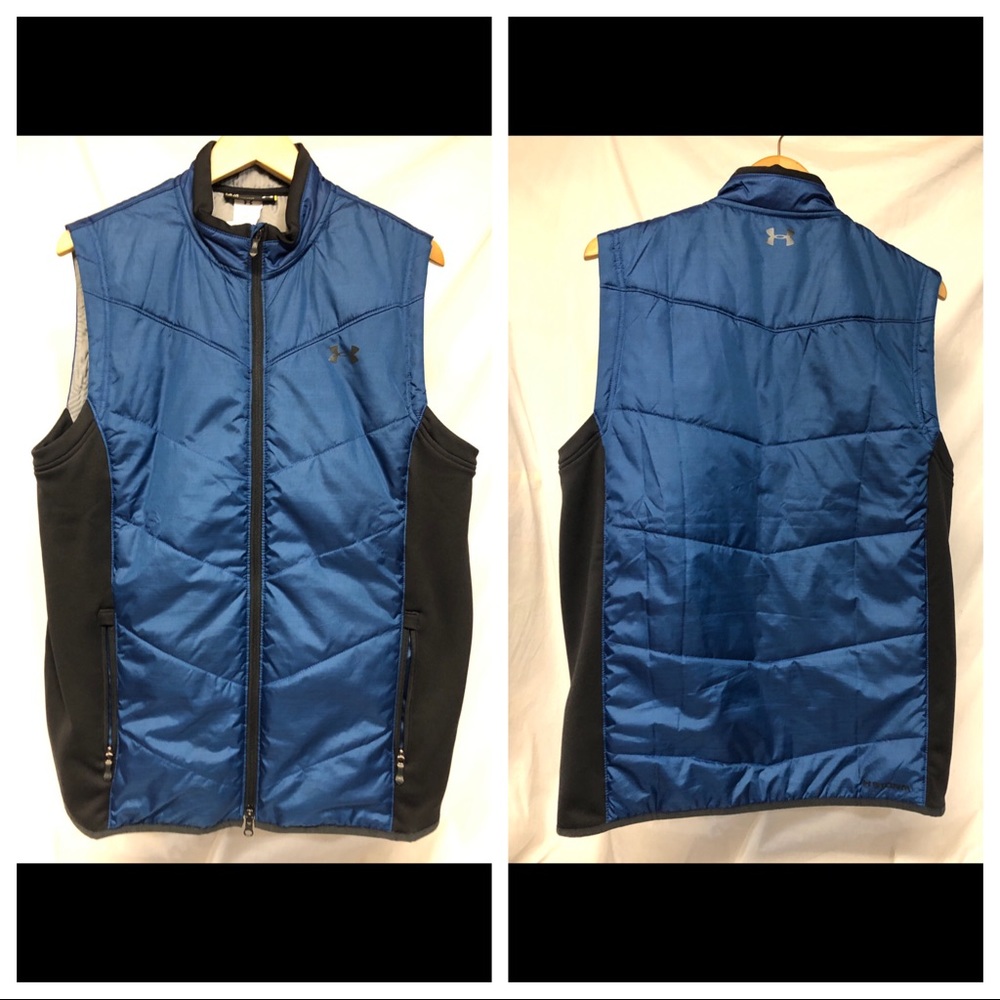 Men’s Under Armour vest jacket Blue size large